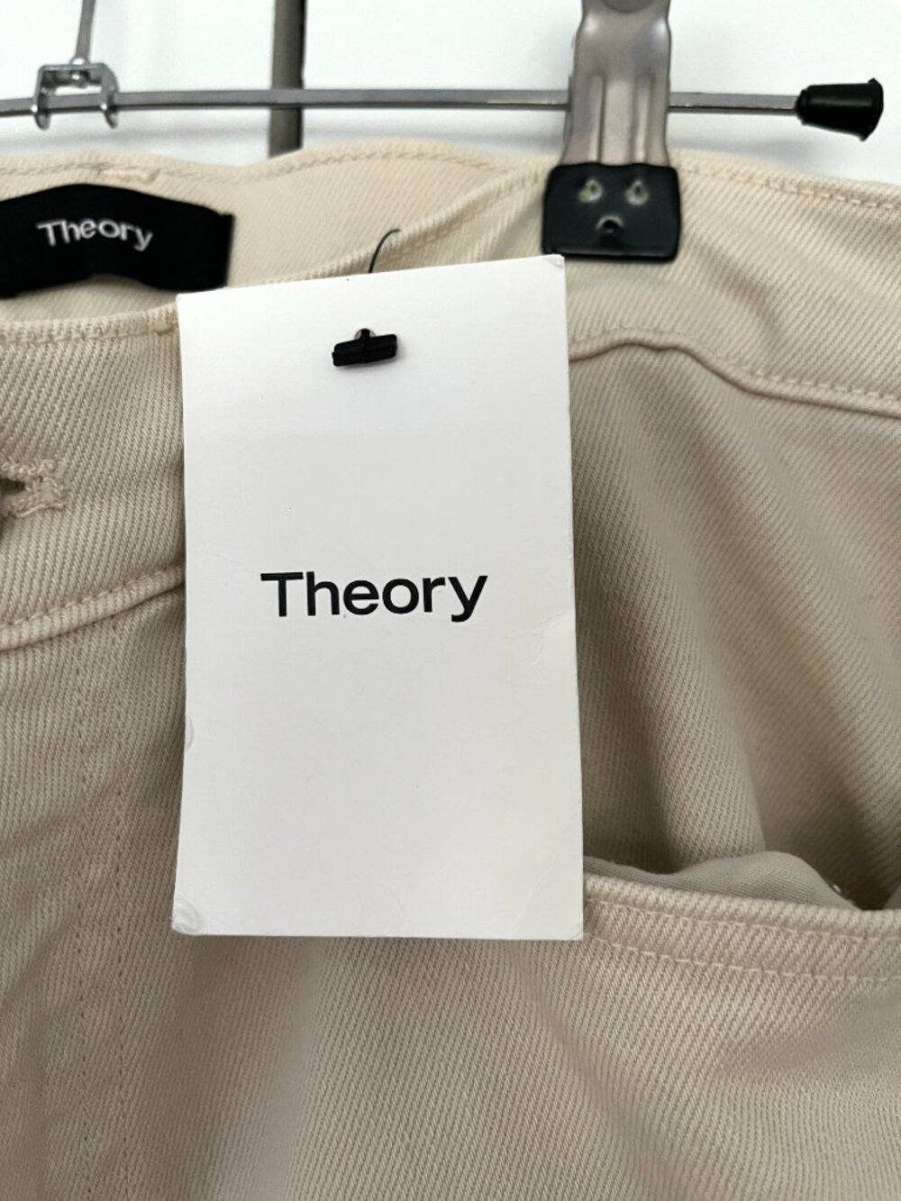 $195 Theory Mens Slim Demin Jeans 28 in 'Sand' light beige NWT - Picture 9 of 16